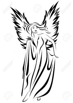 simple illustration of angels - Google Search | Wings | Pinterest ...