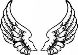 Angel Wings clip art | Daycare crafts | Pinterest | Angel wings clip ...