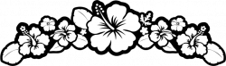 Free Black And White Hibiscus, Download Free Clip Art, Free ...