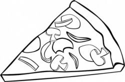 Best Pizza Clipart Black And White #6386 - Clipartion.com | clipart ...