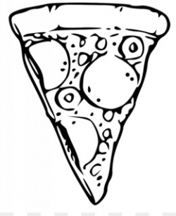 Free download Pizza Black and white Clip art - White Food Cliparts png.