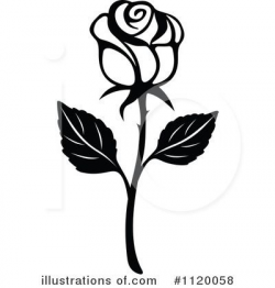 rose clipart black and white free rose clipart black and white ...