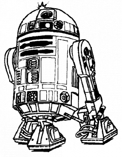 Star Wars Black And White Clipart