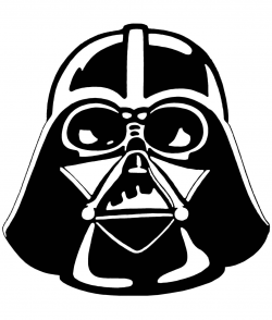 1500064730darth Vader Stencil Star Wars Clipart Simple ...