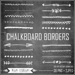 Chalkboard Background With Border Chalkboard Borders Clipart ...