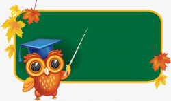 Blackboard, Owl, Cartoon Animals, Teacher PNG Image and Clipart for ...