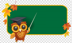 Board of education Blackboard School , Owl with School Board ...
