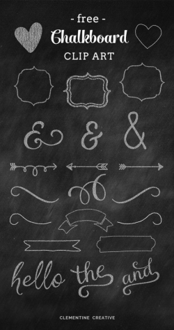 Free Chalkboard Clip Art Graphics | Chalkboards, Clip art and Graphics