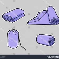 Clip Art Animated Pencil And In Color Animated Folded Blanket ...