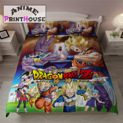Dragon Ball Z Blanket, Bed Sheets & Covers – Anime Print House