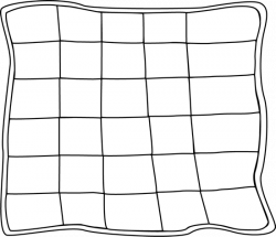 Black and White Quilt Clip Art - Black and White Quilt Image