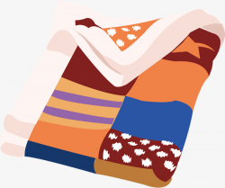 Blanket Png Vector Element, Blanket Vector, Cloth, Cartoon PNG and ...