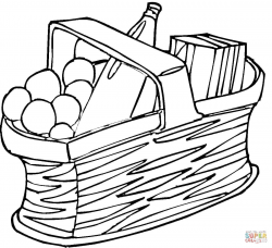 Picnic coloring pages | Free Coloring Pages