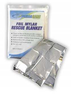 Amazon.com: Primacare Foil Mylar Rescue Blanket 1 ea: Industrial ...
