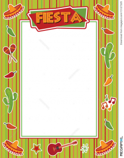 Fiesta Frame Illustration 13127225 - Megapixl