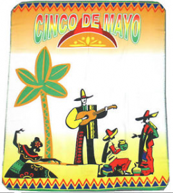 Cinco De Mayo Mexican Fiesta Party Fleece Blanket Banner Photo ...