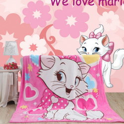 1.5mX2m Disney Marie Cat Soft Flannel Blanket Warm Plush Bed Throw ...
