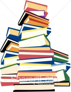 stack of books clip art black and white | Stack Of Books Clip Art ...