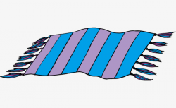 Cartoon Blue Blanket Purple Stripes Vector, Stripe, Purple Stripes ...