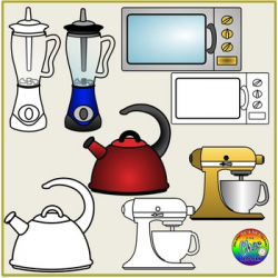 Electrical Appliances Clipart (Electronics, Gadgets, Home) by The ...