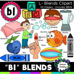 L blends clipart - Bl words - 24 images! Personal and Commercial use