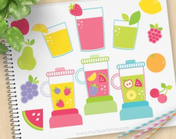 Smoothie clipart | Etsy