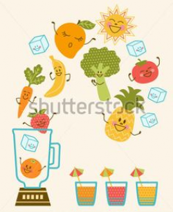 blender-making-fruit-smoothie-vector-eps-hand-drawn-illustration ...