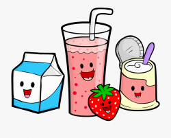 Fruit Smoothies Clipart 5 By Shelby - Cartoon Healthy Snacks ...