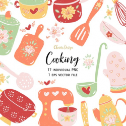 Cooking Kitchen Baking Illustration Clipart Blender Digital