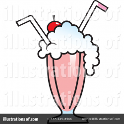Milkshake Clipart #1217700 - Illustration by Johnny Sajem