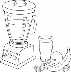 Unique Fruit Smoothie Coloring Pages Collection | Printable Coloring ...