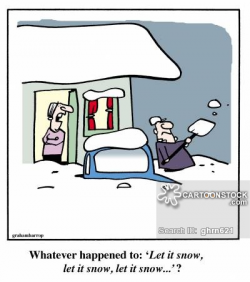 Snow Blizzard Cartoons and Comics - funny pictures from CartoonStock