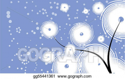 Vector Art - Winter twig, blizzard. Clipart Drawing gg55441361 - GoGraph