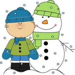 Little Boys with Snowman | Snowman Penguins Winter Teaching Units ...
