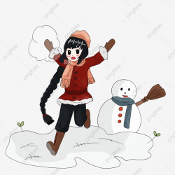 Make A Snowman Broom Winter Cold, Blizzard, Heavy Snow, Snow ...