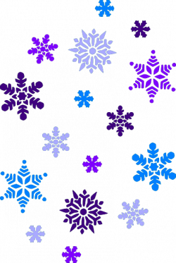 Snowflake Clipart | Multi Blue Snowflakes clip art - vector clip art ...