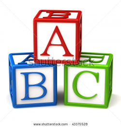 Abc Blocks Clipart Black And White | Clipart Panda - Free Clipart Images