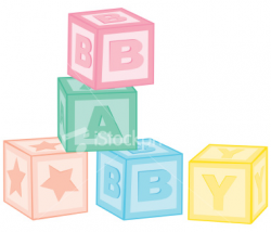 Illustration of baby blocks clipart | ClipartMonk - Free Clip Art Images