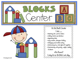 Learning Center Signs: Informative & Decorative — Kindergarten Kiosk