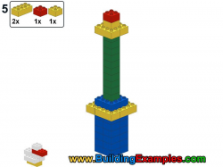 Lego Duplo building - Eiffel tower top. You need some experience ...
