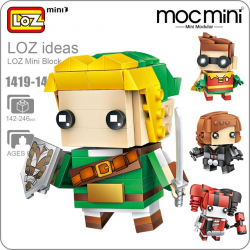 LOZ Mini Blocks Super Heroes Superheroes Figuras Set Action Figure ...