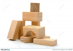 Wooden Building Blocks Stock Photo 11286998 - Megapixl