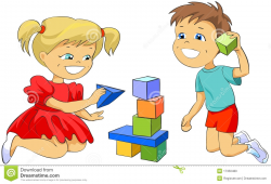 28+ Collection of Child Playing With Blocks Clipart | High quality ...