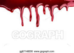 Drawing - Halloween concept : blood dripping. Clipart Drawing ...