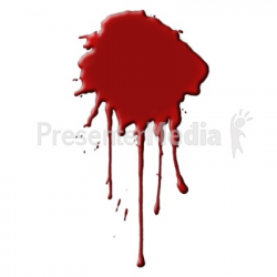 A Runny Blood Splat - Presentation Clipart - Great Clipart for ...