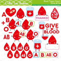 Blood type clipart Give Blood clip art Blood type Cartoon