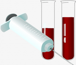 Blood Tests, Test Tube, Exsanguinate, Needle PNG Image and Clipart ...