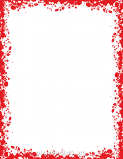 Printable blood border. Use the border in Microsoft Word or other ...