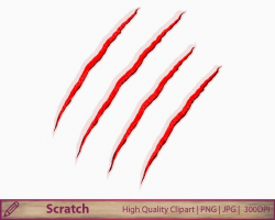 Scratch clipart halloween clip art blood horror scratch