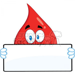Royalty-Free Royalty Free RF Clipart Illustration Smiling Red Blood ...